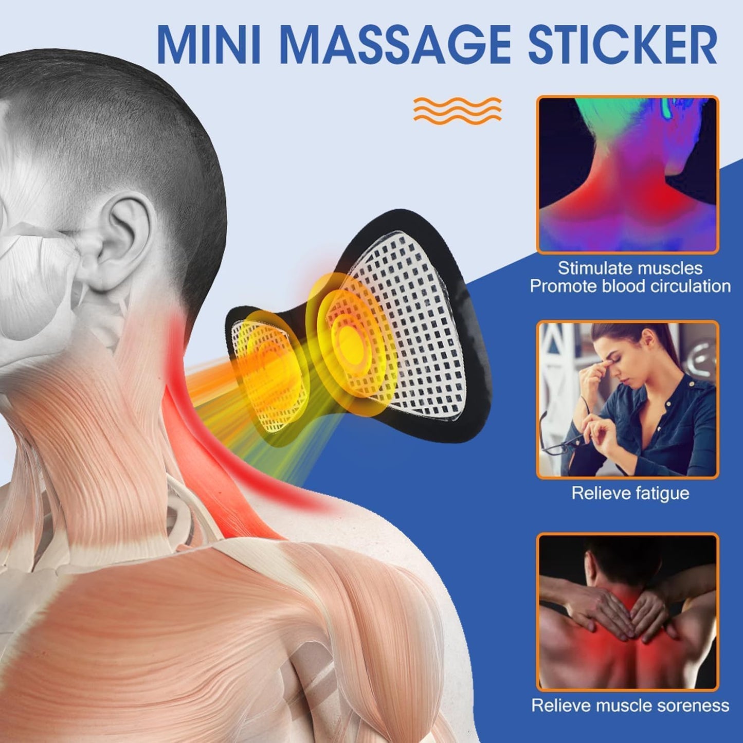 Portable Butterfly Body Massager – Mini Muscle Relaxer