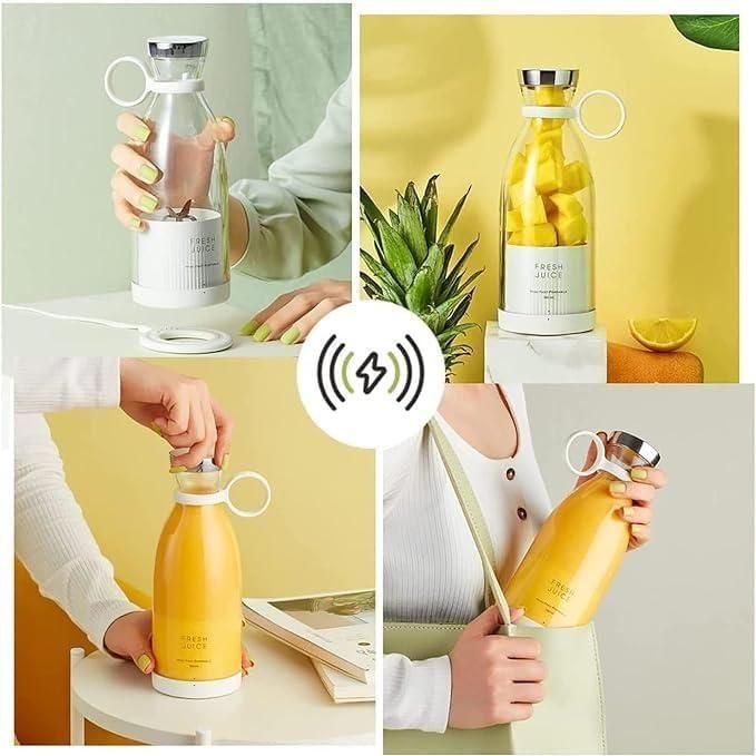 Portable USB Rechargeable Juicer Bottle – Fresh Juice Anywhere