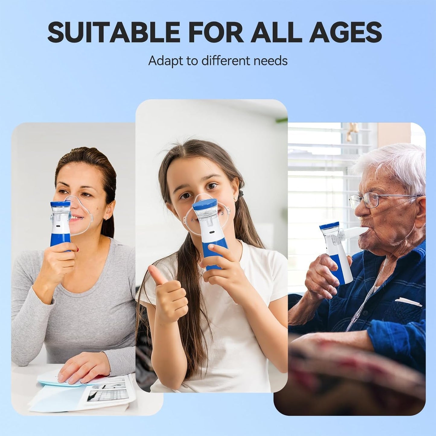 Portable Ultrasonic Rechargeable Mesh Nebulizer Machine